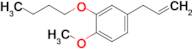 3-(3-n-Butoxy-4-methoxyphenyl)-1-propene