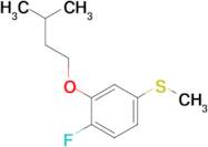 4-Fluoro-3-iso-pentoxyphenyl methyl sulfide