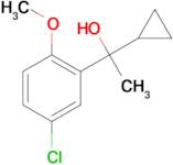 1-(3-Chloro-6-methoxyphenyl)-1-cyclopropyl ethanol