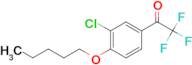 3'-Chloro-4'-n-pentoxy-2,2,2-trifluoroacetophenone