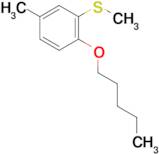 5-Methyl-2-n-pentoxyphenyl methyl sulfide