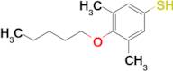 4-n-Pentoxy-3,5-dimethylthiophenol