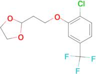 4-Chloro-3-[2-(1,3-dioxolan-2-yl)ethoxy]benzotrifluoride