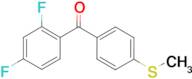 2,4-Difluoro-4'-(methylthio)benzophenone