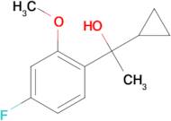 1-(4-Fluoro-2-methoxyphenyl)-1-cyclopropyl ethanol