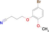 4-(3-Bromo-6-methoxy-phenoxy)butanenitrile
