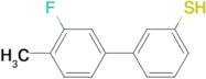 3-(3-Fluoro-4-methylphenyl)thiophenol