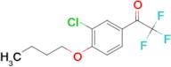 4'-n-Butoxy-3'-chloro-2,2,2-trifluoroacetophenone