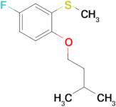 5-Fluoro-2-iso-pentoxyphenyl methyl sulfide