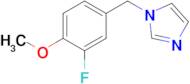 1-(3-Fluoro-4-methoxybenzyl)imidazole