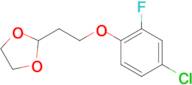 2-[2-(4-Chloro-2-fluoro-phenoxy)ethyl]-1,3-dioxolane