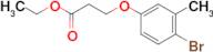 Ethyl 3-(4-bromo-3-methyl-phenoxy)propanoate