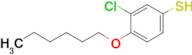 3-Chloro-4-n-hexyloxythiophenol