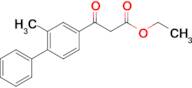 Ethyl (3-methyl-4-phenylbenzoyl)acetate