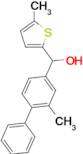 (3-Methyl-4-phenyl)phenyl-(5-methyl-2-thienyl)methanol