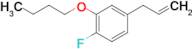 3-(3-n-Butoxy-4-fluorophenyl)-1-propene