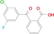 2-(3-Chloro-5-fluorobenzoyl)benzoic acid