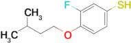 3-Fluoro-4-iso-pentoxythiophenol