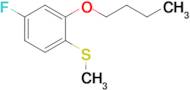 2-n-Butoxy-4-fluorophenyl methyl sulfide