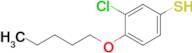 3-Chloro-4-n-pentoxythiophenol