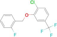 4-Chloro-3-[(2-fluorophenyl)methoxy]benzotrifluoride