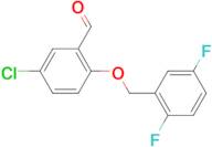 3-Chloro-6-(2',5'-difluorobenzyloxy)benzaldehyde