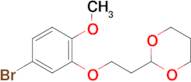 2-[2-(3-Bromo-6-methoxy-phenoxy)ethyl]-1,3-dioxane