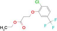 Ethyl 3-[2-chloro-5-(trifluoromethyl)-phenoxy]propanoate