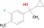 1-(3-Fluoro-4-methylphenyl)-1-cyclopropyl ethanol