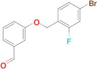 3-(4-Bromo-2-fluorobenzyloxy)benzaldehyde