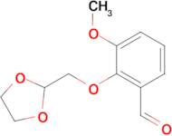 2-[2-(1,3-Dioxolan-2-yl)methoxy]-3-methoxybenzaldehyde