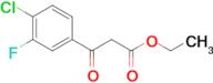 Ethyl (4-chloro-3-fluorobenzoyl)acetate