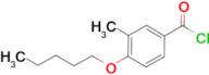 3-Methyl-4-n-pentoxybenzoyl chloride