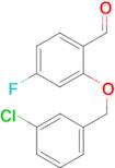 2-(3'-Chlorobenzyloxy)-4-fluorobenzaldehyde