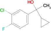 1-(3-Chloro-4-fluorophenyl)-1-cyclopropyl ethanol