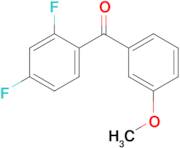 2,4-Difluoro-3'-methoxybenzophenone