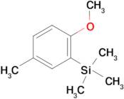 1-(Trimethylsilyl)-2-methoxy-5-methylbenzene