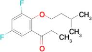 3',5'-Difluoro-2'-iso-pentoxypropiophenone