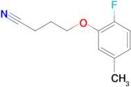 4-(2-Fluoro-5-methyl-phenoxy)butanenitrile