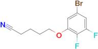 5-(3-Bromo-5,6-difluoro-phenoxy)pentanenitrile