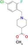 Methyl 1-[(4-chloro-2-fluorophenyl)methyl]piperidine-4-carboxylate
