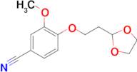 4-[2-(1,3-Dioxolan-2-yl)ethoxy]-3-methoxybenzonitrile