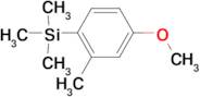 1-(Trimethylsilyl)-4-methoxy-2-methylbenzene