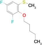 3,5-Difluoro-2-n-pentoxyphenyl methyl sulfide