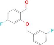 4-Fluoro-2-(3'-fluorobenzyloxy)benzaldehyde