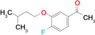 4'-Fluoro-3'-iso-pentoxyacetophenone