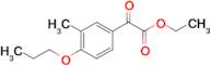 Ethyl 3-methyl-4-n-propoxybenzoylformate