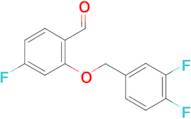 4-Fluoro-2-(3',4'-difluorobenzyloxy)benzaldehyde