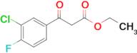 Ethyl (3-chloro-4-fluorobenzoyl)acetate