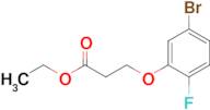 Ethyl 3-(3-bromo-6-fluoro-phenoxy)propanoate